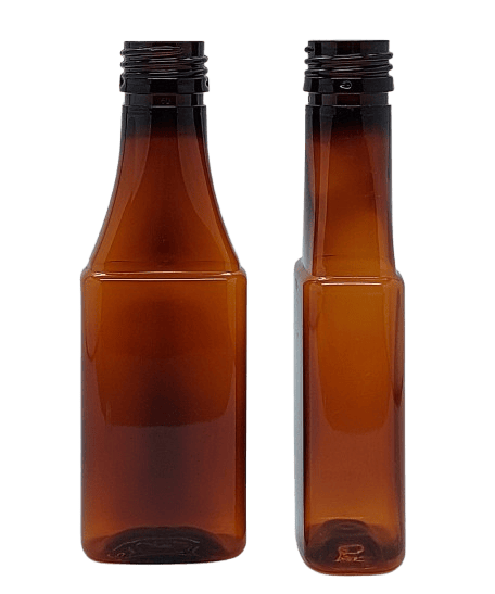 Pet 100ml Flat 25mm Bottle