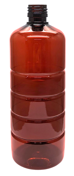 Pet 500ml Round Rib 25mm Bottle